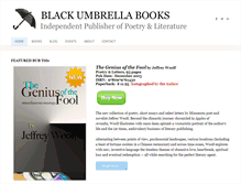 Tablet Screenshot of blackumbrellabooks.com
